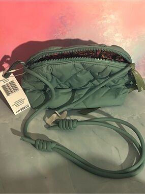 Vera Bradley Quilted Crossbody Bag in Seafoam